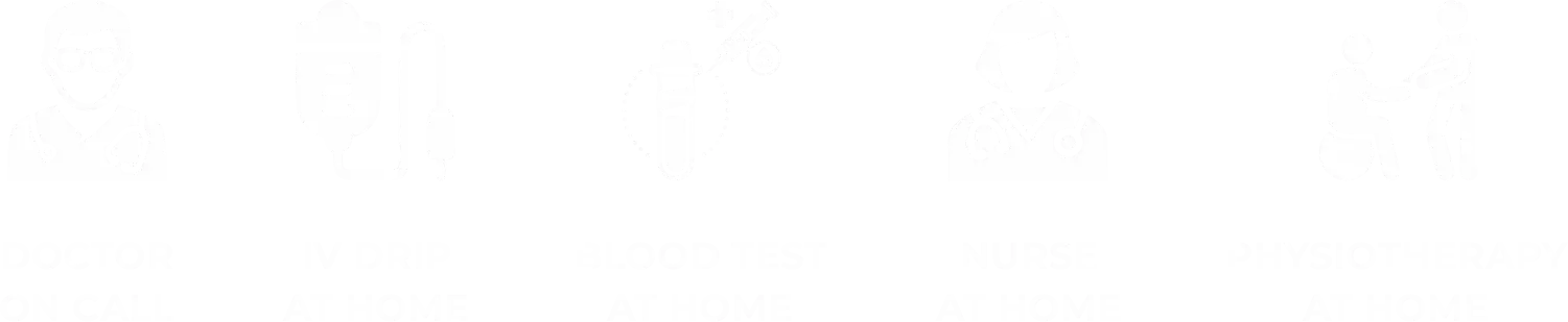 Alleanza home healthcare services: doctor on call, IV drip at home, blood test at home, nurse at home, and physiotherapy at home